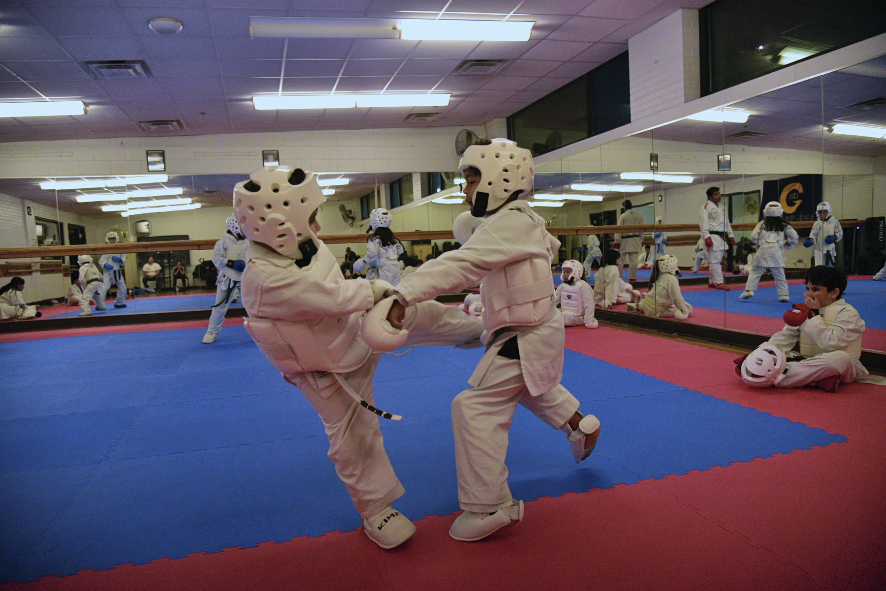 Learn with a partner at Naha Te Dojo Dallas
