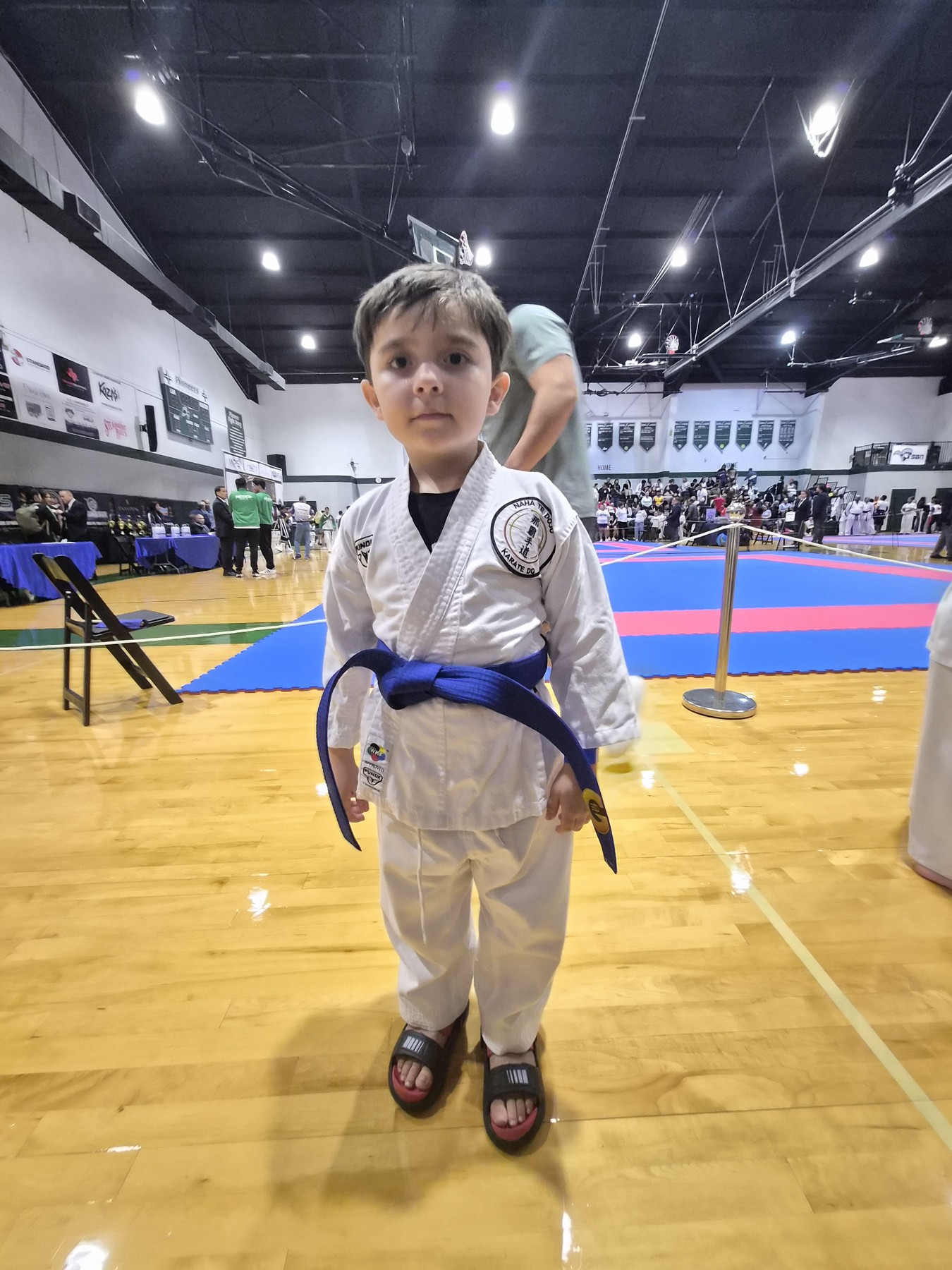Karate training at Naha Te Dojo Dallas